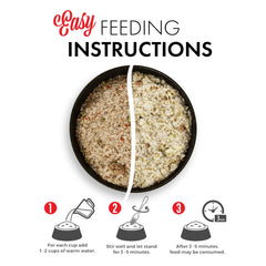 Lista de ingredientes de Grandma Lucy's Lamb para perros sensibles.