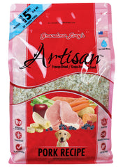 Grandma Lucy's Artisan: trozos de cerdo liofilizados en bolsa, sabor natural para perros activos.