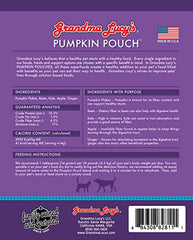 grandma lucy's calabaza pouch etiqueta de ingredientes naturales para mascotas