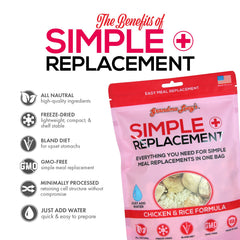 Grandma Lucy's Reemplazo Simple, arroz blanco, textura suave para digestiones ligeras