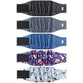 Grecle Bandas de barriga para perro macho, 5-pack con patrones variados para entrenamiento