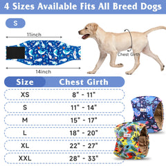 Pañales Grecle de absorción rápida para perros machos, uso diario y entrenamiento.