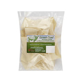 Greencow Morceaux cuir brut paquet 1-livre pour chiens de grande taille.