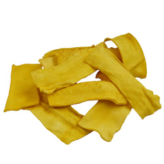 GreenCow Rawhide Chips para perros grandes: masticación duradera y entretenimiento seguro.
