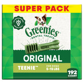 Greenies dentales para perros Originales Teenie, 54 oz, limpieza diaria y aliento fresco