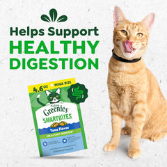 Textura crujiente y cremosa de Greenies para experiencia sensorial.
