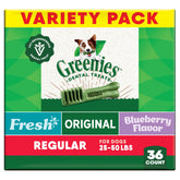 Golosinas dentales Greenies Original para perros, recomendadas por veterinarios para una masticación saludable.