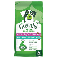 Greenies Smart Essentials frente del pack para entender el tamaño de la bolsa.