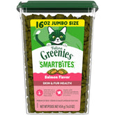 Envase Greenies Smartbites 16 oz para gatos, sabor salmón