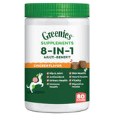 Greenies suplementos para perros 8 en 1 en botella, uso diario recomendado