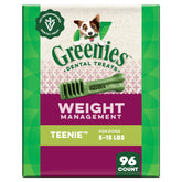 Greenies teenie tamaño: premio dental para perros, masticación cómoda que ayuda a limpiar dientes.