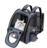 Groxkox Mochila burbuja para gatos, extensible y espaciosa para viajes.