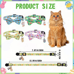 Guiqulai collar gato-pajarita y campana, detalle encantador para ocasiones