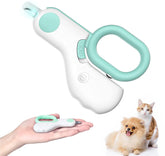GuLuPets tijeras de uñas con luz LED iluminan la línea de sangre para un corte seguro.