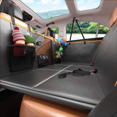 Gusil extensor de asiento trasero para perros, mayor espacio y seguridad en viajes.