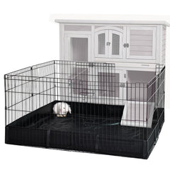 GUTINNEEN Playpen conejo con espacio 16 ft² para juego interior