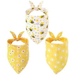 Bandanas Haakong para perros con abejas en primavera, cómodo y ligero para paseos