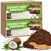 Halatool Substrat fibre coco lezard: humidité stable et terrarium sain