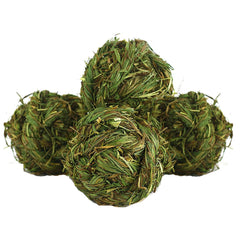 Hamiledyi bola de heno Timothy para conejos: juguete natural, promueve juego y exploración.