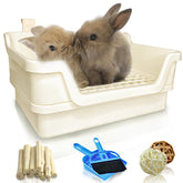 Hamiledyi caja-litter conejo extra grande, ideal para entrenamiento de higiene en rincones.