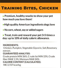 Hank & Harley Training Bites calabaza, sabor natural para premiar