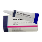 HAOYUSTORE crema de ojos para mascotas en tubo, cuidado suave para la zona ocular.