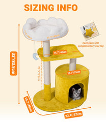 Happi N Pets rascador con sisal para uñas sanas y juego natural.