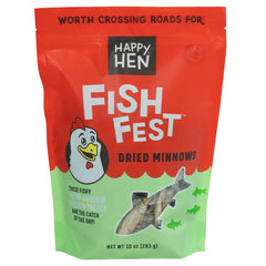 Happy Hen Treats Fish Fest, pececillo deshidratado, snack proteico para gallinas