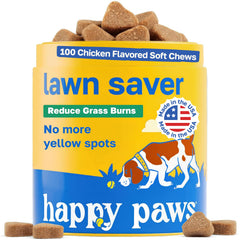 Happy Paws Lawn Saver: equilibrio urinario para perro y jardín sano.
