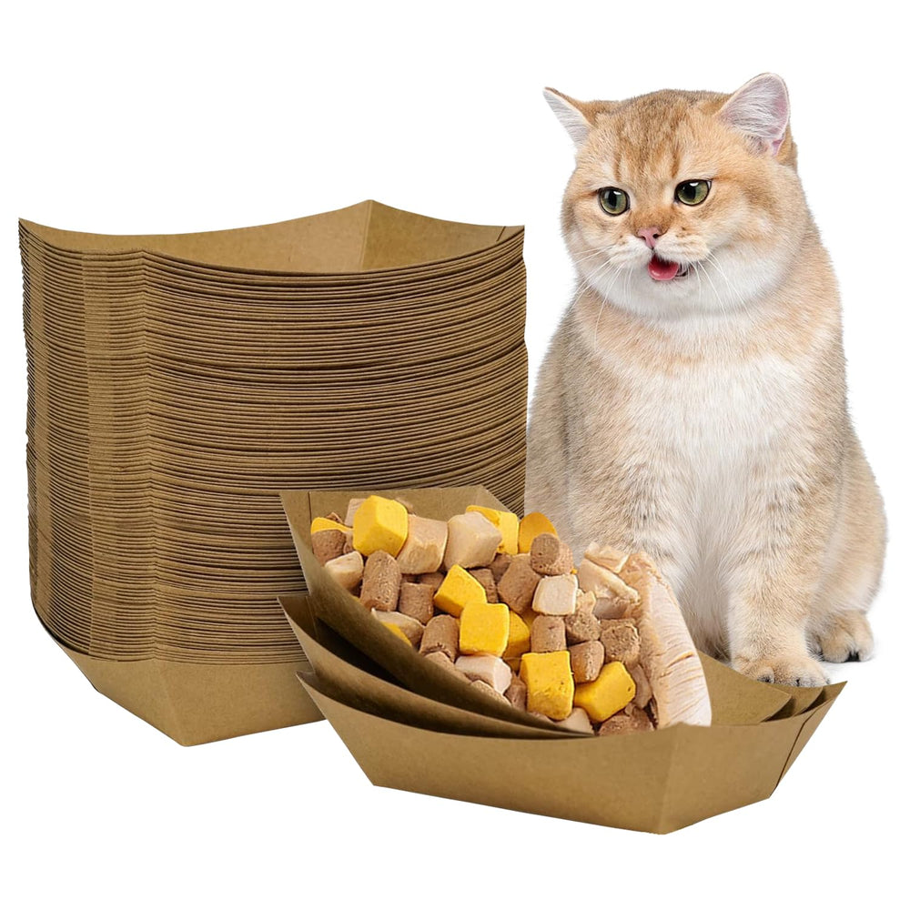 Harich CurLife cuenco desechable para alimento de mascota, ideal para viajes.