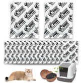 Harich CurLife desodorante para caja de gato con tapa, 16 paquetes para olores controlados.