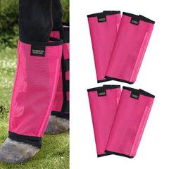 Botas Harrison Howard anti-moscas con malla ventilada y protección UV para el caballo.