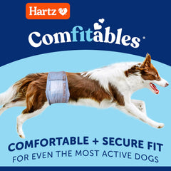 Ajuste seguro gracias a la pestaña de fijación amplia de Hartz Comfitables.