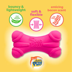 Hartz DuraPlay Boomerang chirriante, perfecto para sesiones de ejercicio.