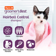 Fórmula previene bolas de pelo en Hartz Groomer’s Best para gatos