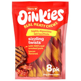 Hartz Oinkies Sizzling Twists, paquete de 8 piezas, sabor irresistible para perros, ideal para masticación diaria