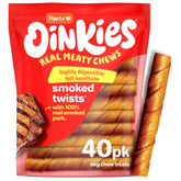 Hartz Oinkies tiras de cerdo ahumado, sabor sabroso para recompensa diaria