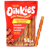 Hartz Oinkies tocino envuelto: recompensa sabrosa para paseos diarios.