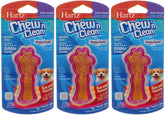 Hartz dúo dental para perros pequeños, juguete de nylon para masticar y cuidado bucal.