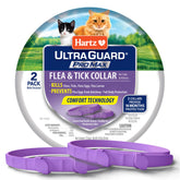 Hartz UltraGuard ProMax collar para gatos, empaque con dos collares para protección continua.