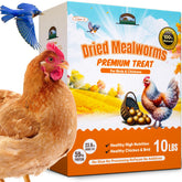 Gusanos de harina Hatortop secos en 10 lb, proteína para aves