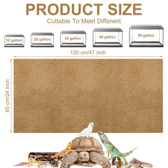 Liner Haull para suelo de reptil, absorbente y fácil de limpiar.