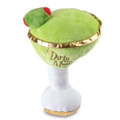 Dirty Muttini de Haute Diggity Dog, juguete peluche interactivo con sonajero para perros.