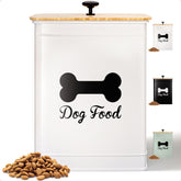 HB Design Co Contenedor de alimento para perros con tapa hermética para mantener kibble fresco