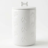 HB Design Co. Contenedor de golosinas para perro con tapa hermética mantiene frescura.