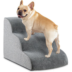 HCYLHXQ escalera para perros y gatos con tres pasos facilita subir al sofá