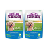 Health Extension Little Bites, bolsa de 4 libras en pack de 2, fácil almacenamiento para perros pequeños.