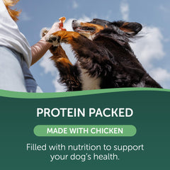 Healthfuls pollo envuelto en fruta, rico en proteínas para apoyar la actividad diaria.