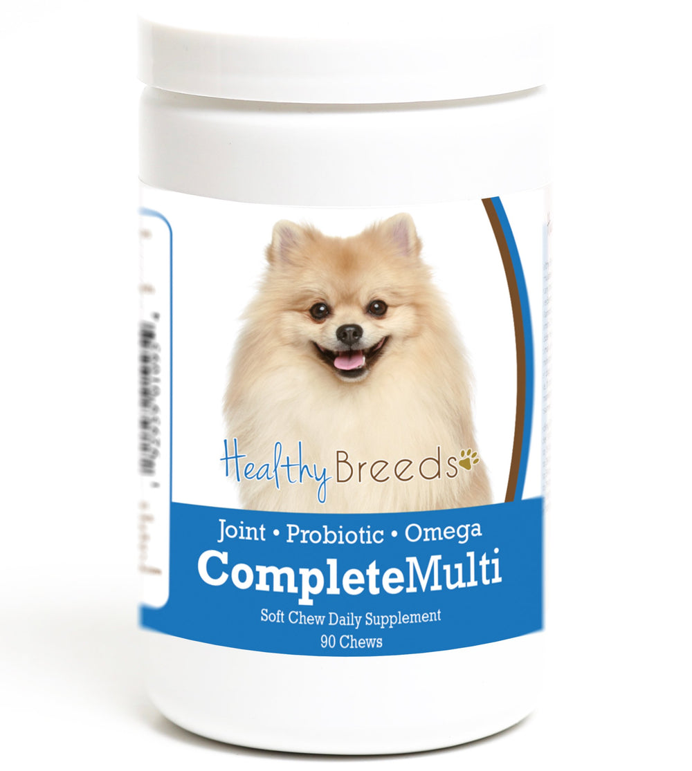 Healthy Breeds gomita suave para pomerania, apoyo a la salud general y vitalidad