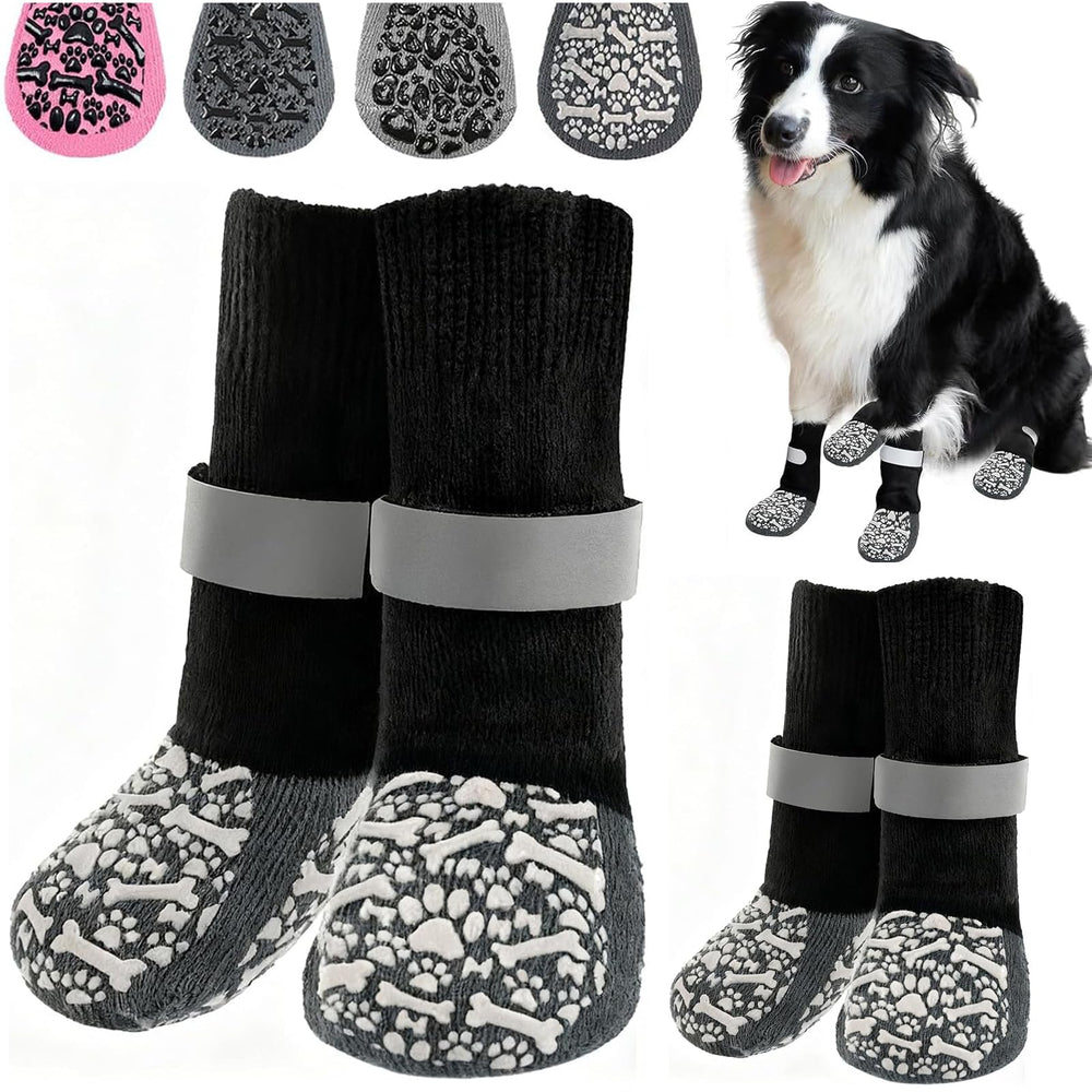 HeavenEye patitas protegidas con protección antideslizante para paseos más seguros.